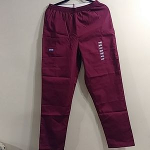 Cherokee Workwear small maroon scrub pants